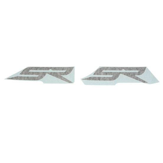 Autocollant / sticker / décor SR droit de face avant origine Piaggio Aprilia 50 SR H2O 2014-2017