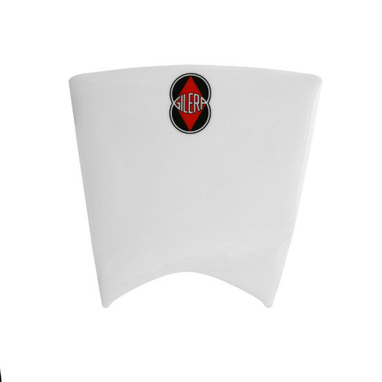 Autocollant / sticker / décor tête de fourche origine Piaggio 50 Gilera SMT / RCR après 2013 blanc / rouge