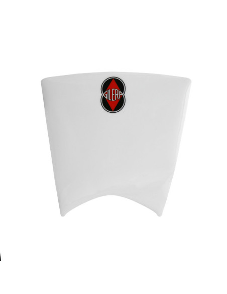 Autocollant / sticker / décor tête de fourche origine Piaggio 50 Gilera SMT / RCR après 2013 blanc / rouge