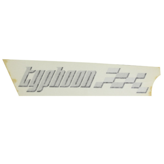 Autocollant / sticker / décor Typhoon aile arrière gauche origine Piaggio 50 Typhoon 2006-2010