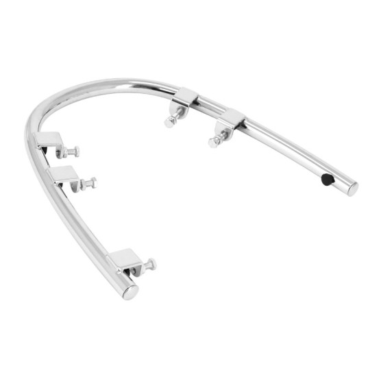 Barre de protection garde boue avant chrome origine Piaggio 125 / 300 Vespa GTS après 2022