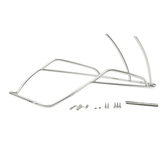 Barres de protection arrière chromee origine Piaggio 125 / 300 Vespa GTS après 2022