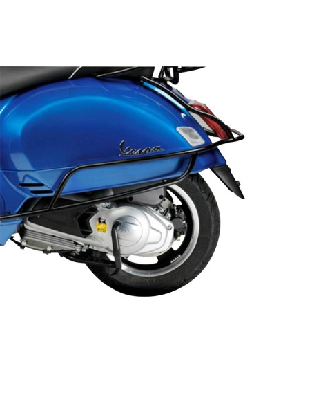 Barres de protection arrière noire mat origine Piaggio 125 / 250 / 300 Vespa GTS