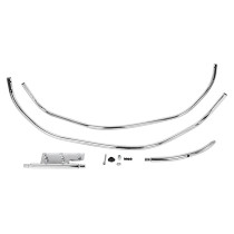 Barres de protection tablier avant chrome origine Piaggio 125 / 300 Vespa GTS après 2022