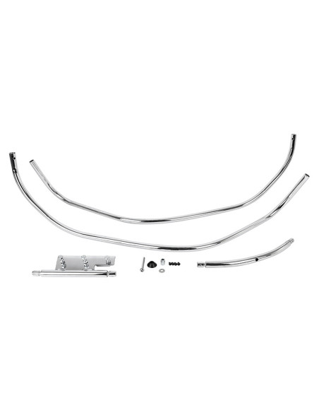 Barres de protection tablier avant chrome origine Piaggio 125 / 300 Vespa GTS après 2022