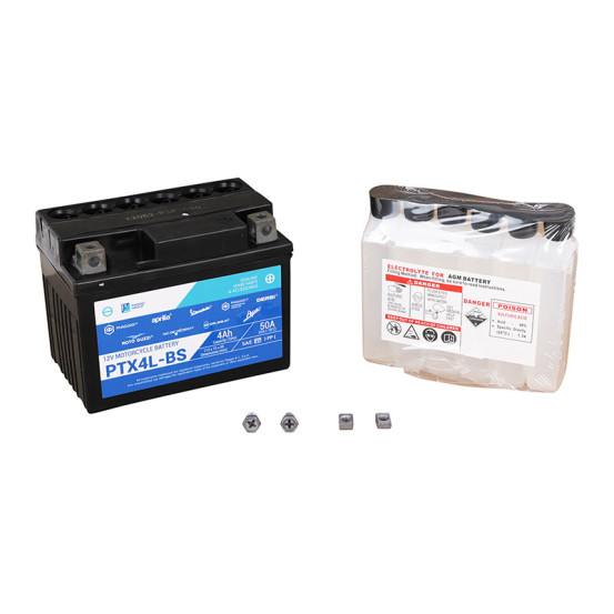 Batterie 12V 4AH PTX4L-BS origine Piaggio