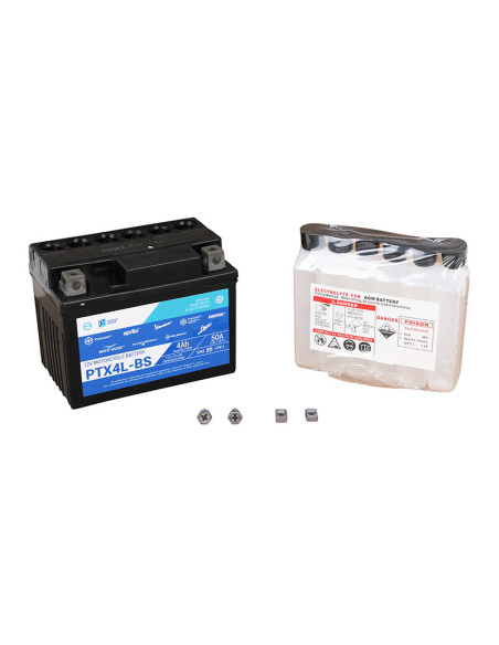Batterie 12V 4AH PTX4L-BS origine Piaggio
