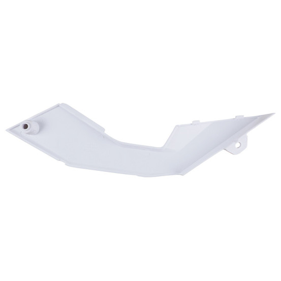 Cache / carenage droit blanc sous selle origine Aprilia 50 SX / RX 2014-2016
