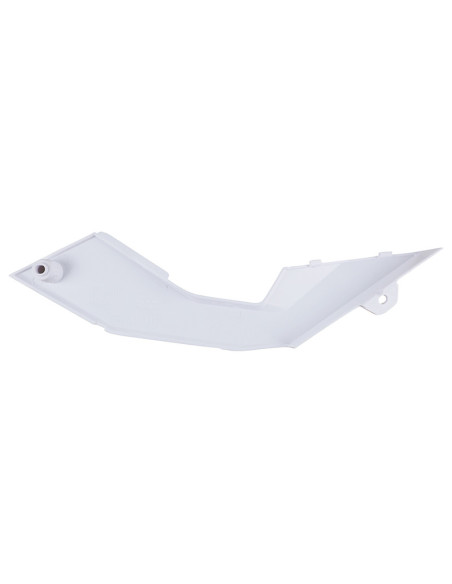 Cache / carenage droit blanc sous selle origine Aprilia 50 SX / RX 2014-2016