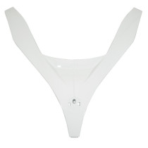 Cache supérieur de face avant origine Piaggio 125 / 250 / 300 / 400 / 500 MP3 2006-2008 blanc 724