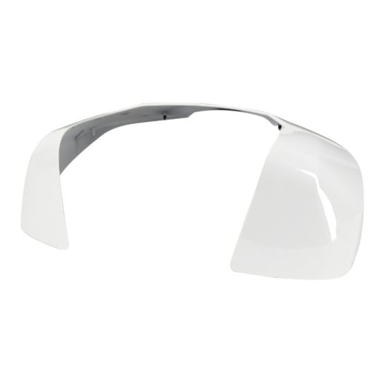Capot de top case 52L blanc luna BR origine Piaggio 400 / 530 MP3 2022-2025