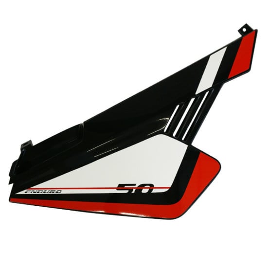 Carénage coque arrière droit origine Piaggio Gilera 50 RCR 2006 noir