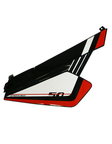 Carénage coque arrière droit origine Piaggio Gilera 50 RCR 2006 noir