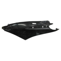 Carénage coque arrière gauche origine Piaggio 50 / 125 Fly après 2012 noir graphite 79/A