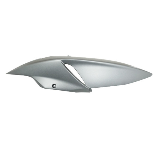 Carénage coque arrière gauche origine Piaggio 50 Typhoon après 2011 / Aprilia 50 SR Motard après 2011 gris 742/B