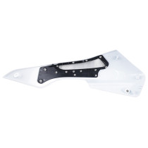 Carénage latéral gauche origine Piaggio Moto Guzzi 1200 Griso 2009-2013 blanc diamant 2