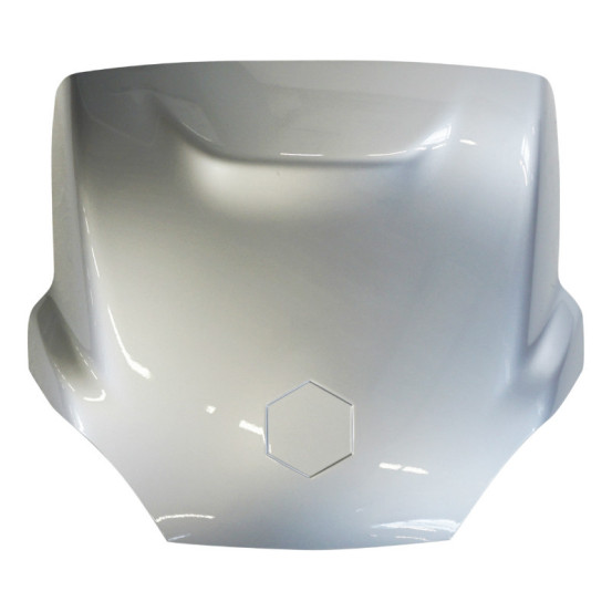 Carénage porte de coffre arrière origine Piaggio 125 / 250 / 400 MP3 2006-2009 gris 738/A