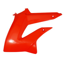 Carenage-déflecteur réservoir gauche 50 à boite origine Piaggio Gilera 50 SMT / RCR après 2011 rouge