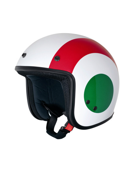 Casque jet drapeau italie origine Piaggio taille S