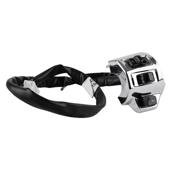 Commodo / commutateur gauche chrome brillant origine Piaggio 50 Vespa Primavera / Sprint après 2016
