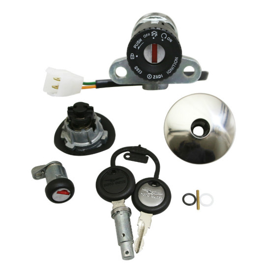 Contacteur à clé / serrure complet origine Piaggio Moto Guzzi 750 V7 2008-2016
