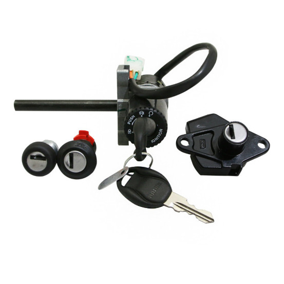Contacteur à clé / serrure origine Piaggio Aprilia 125 / 250 / 300 / 400 / 500 Atlantic après 2003