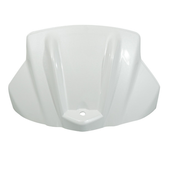 Couvercle de réservoir origine Piaggio Aprilia 1000 RSV4 2013-2014 blanc glam