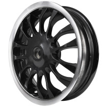 Jante / roue arrière origine Piaggio 50 / 125 Vespa S gris titane 742 / B 2007-2012