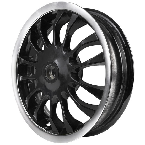 Jante / roue arrière origine Piaggio 50 / 125 Vespa S gris titane 742 / B 2007-2012