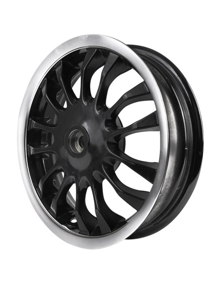 Jante / roue arrière origine Piaggio 50 / 125 Vespa S gris titane 742 / B 2007-2012
