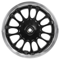 Jante / roue arrière origine Piaggio 50 / 125 Vespa S gris titane 742 / B 2007-2012 2