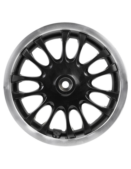 Jante / roue arrière origine Piaggio 50 / 125 Vespa S gris titane 742 / B 2007-2012