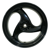 Jante / roue arrière version frein tambour origine Piaggio 50 NRG 1998-2005 noir (13 pouces)