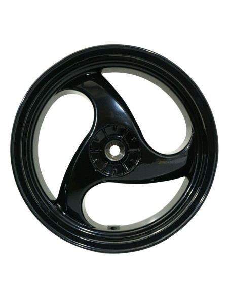 Jante / roue arrière version frein tambour origine Piaggio 50 NRG 1998-2005 noir (13 pouces)