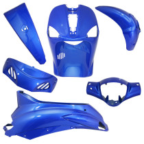 Kit carrosserie maxiscooter origine Piaggio 50 / 125 Liberty delivery 2009-2013 bleu 280