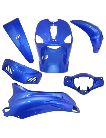 Kit carrosserie maxiscooter origine Piaggio 50 / 125 Liberty delivery 2009-2013 bleu 280