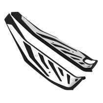 Kit repose pieds Racing alu origine Piaggio 400 / 530 MP3 2022-2025