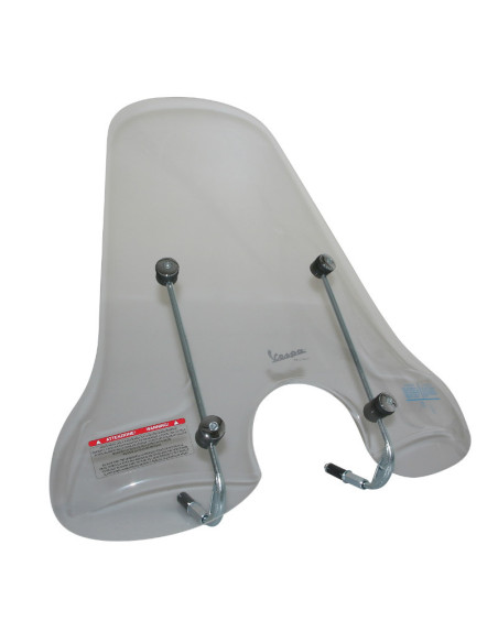 Pare brise haut origine Piaggio 50 / 125 Vespa LX après 2005 transparent