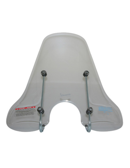Pare brise haut origine Piaggio 50 / 125 Vespa LX après 2005 transparent
