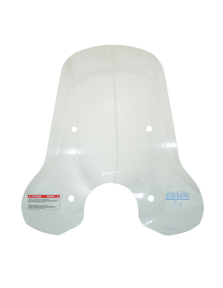 Pare brise haut origine Piaggio 50 / 125 Vespa Primavera 2013-2019 transparent