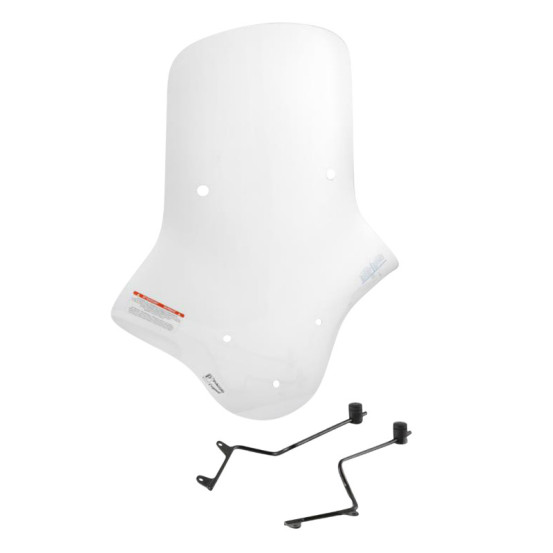 Pare brise maxiscooter origine Piaggio 300 / 350 / 400 / 500 MP3 après 2014 transparent haut 870mm