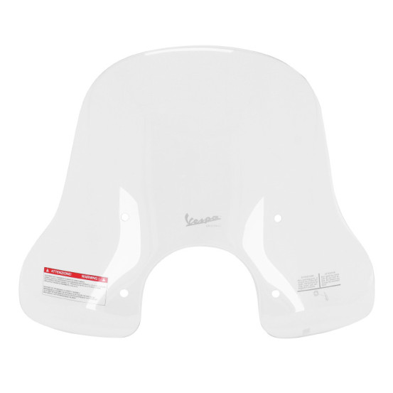 Pare-brise moyen transparent origine Piaggio 125 / 300 Vespa GTS 2014-2018