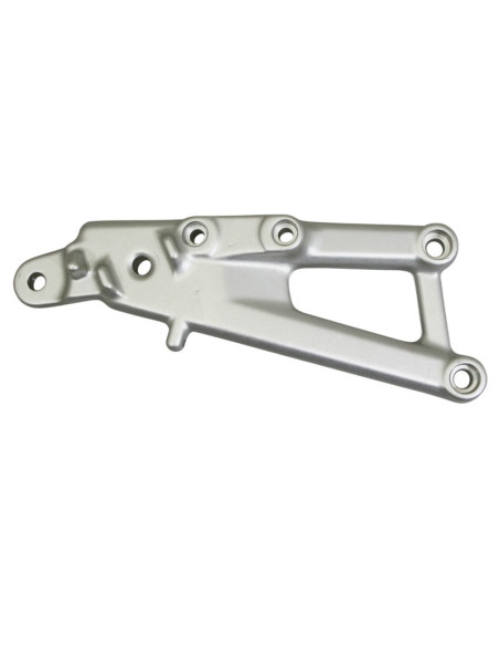 Platine repose-pied pilote droit origine Piaggio Aprilia 50 / 125 RS4 après 2011