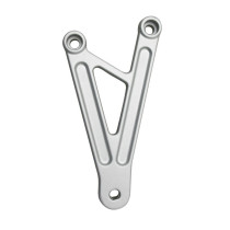 Platine repose-pied pilote gauche origine Piaggio Aprilia 50 RS 2006-2010
