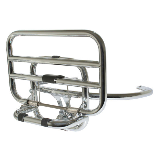 Porte bagage arrière pliant origine Piaggio 125 / 250 / 300 Vespa GTS après 2007 chrome
