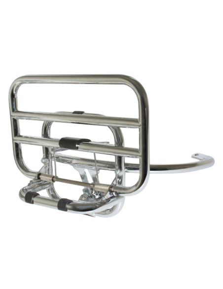 Porte bagage arrière pliant origine Piaggio 125 / 250 / 300 Vespa GTS après 2007 chrome