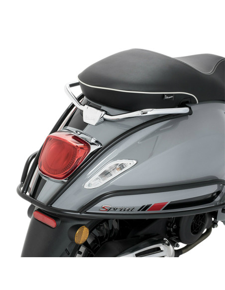 Protection coque arrière origine Piaggio 50 / 125 Primavera / Sprint noir mat