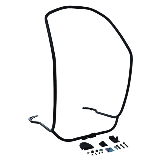 Protection de tablier avant noir mat origine Piaggio 50 / 125 Primavera-Sprint