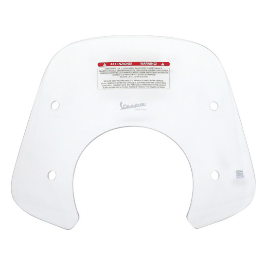 Saute vent transparent origine Piaggio 125 / 300 Vespa GTS après 2022