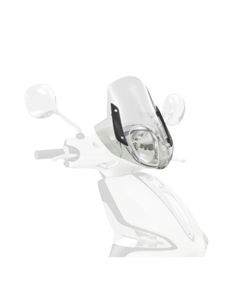 Saute vent transparent origine Piaggio 50 / 125 Liberty après 2015